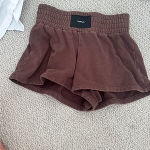 Talentless Chocolate Brown Sweatshorts